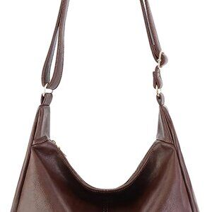 Hobo Bags for Women,Ultra Soft Vegan Leather Crossbody Tote Shoulder Purse Adjus